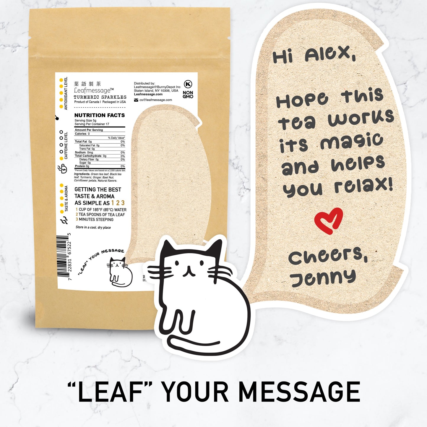 Turmeric Sparkles Floral Tea 花火