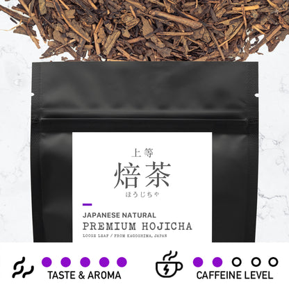 Premium Hojicha Loose Leaf Artisan Tea 上等焙茶 ほうじちゃ